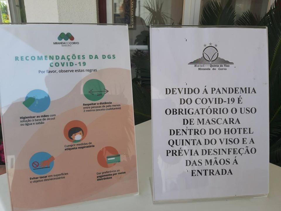 Hotel Quinta Do Viso Miranda do Corvo Buitenkant foto